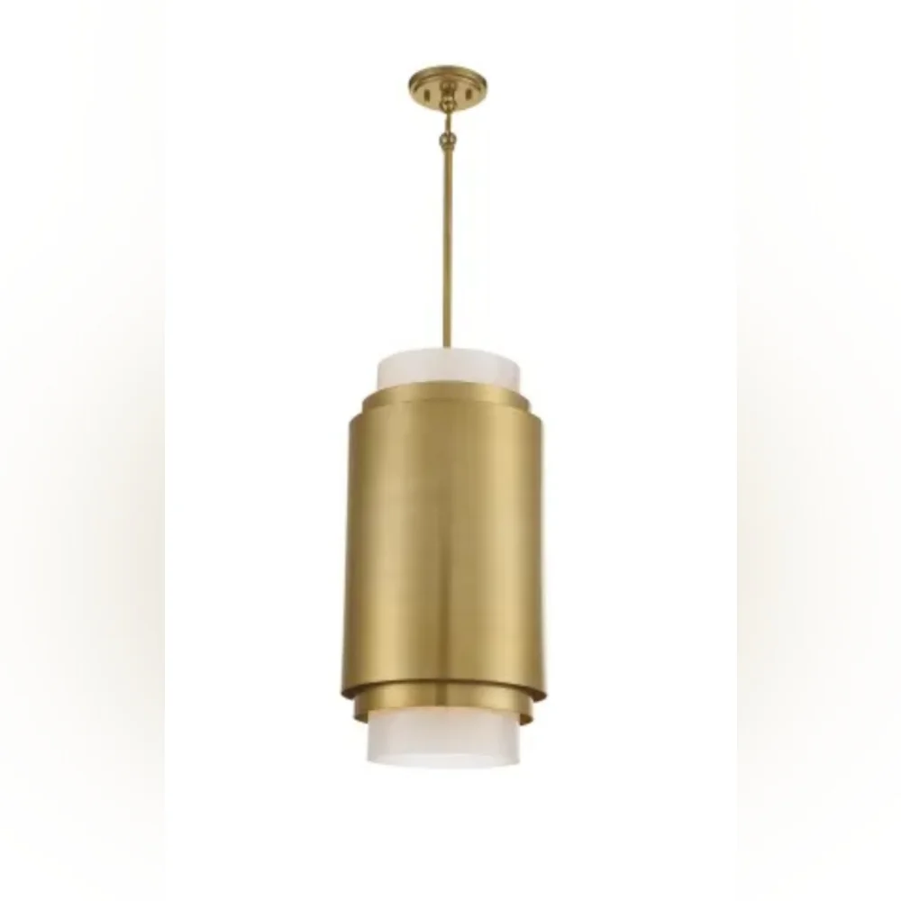 Savoy House Elegant Brass Pendant Light